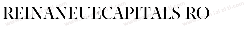 ReinaNeueCapitals Ro字体转换
